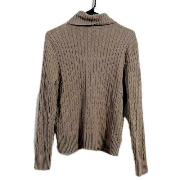 Jeanne Pierre Tan Cable Knit Sweater - Picture 2 of 5